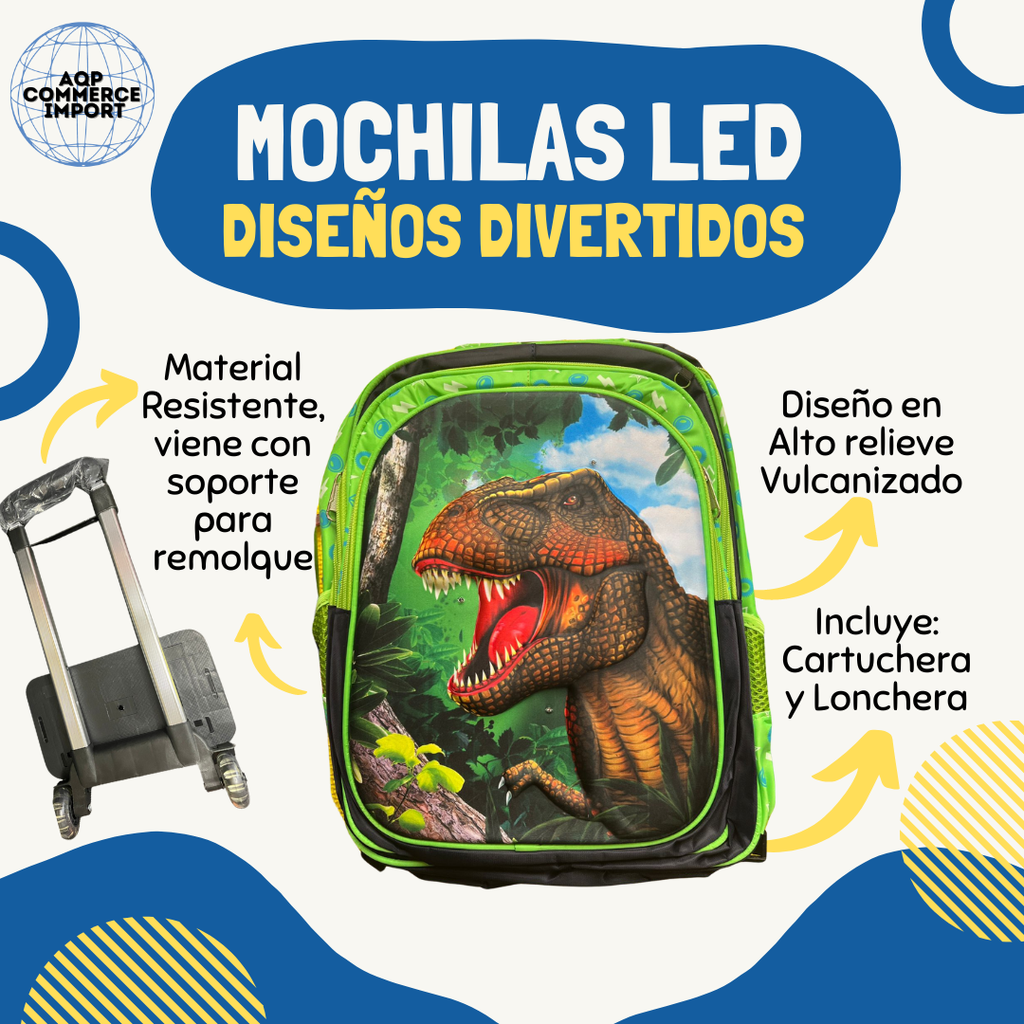 MOCHILAS LED 3 EN 1