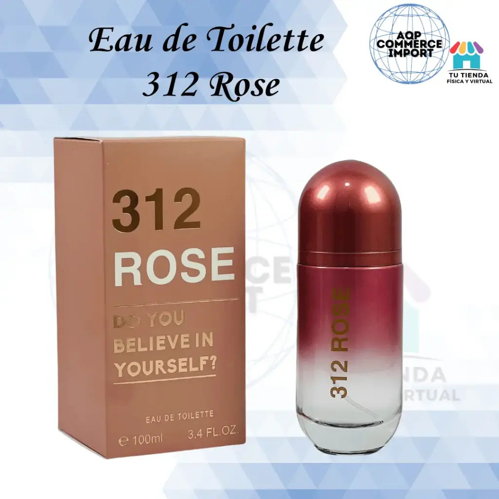 EAU DE TOILETTE - 312 ROSE - PERFUME