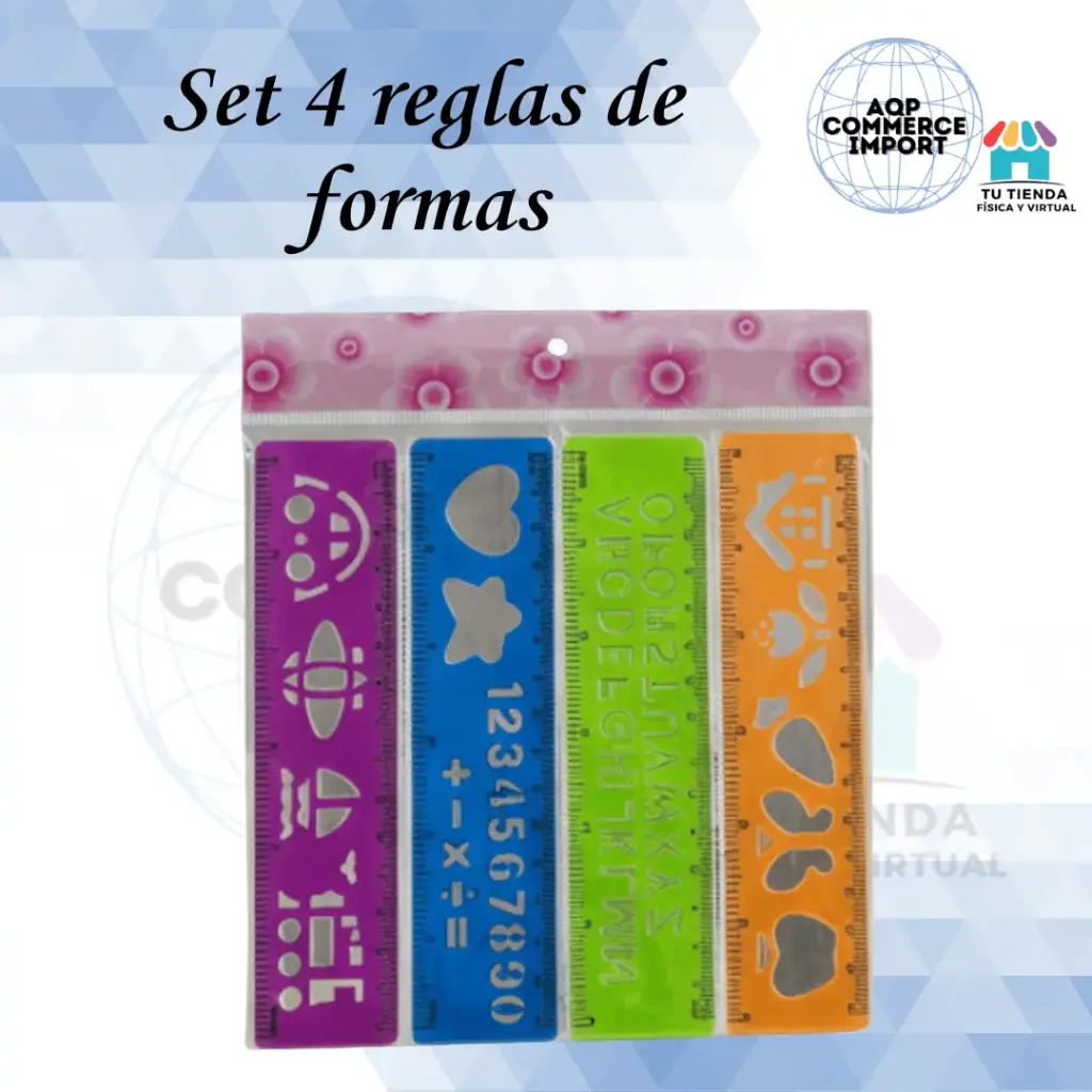 SET 4 REGLAS DE FORMAS