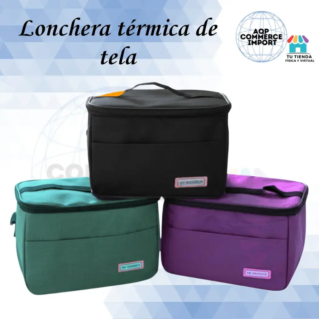 LONCHERA TÉRMICA DE TELA
