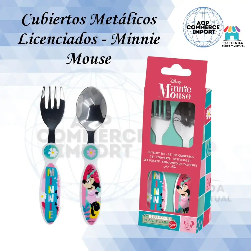 CUBIERTOS METÁLICOS - LICENCIADOS