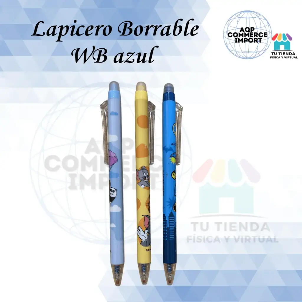 LAPICERO BORRABLE WB AZUL