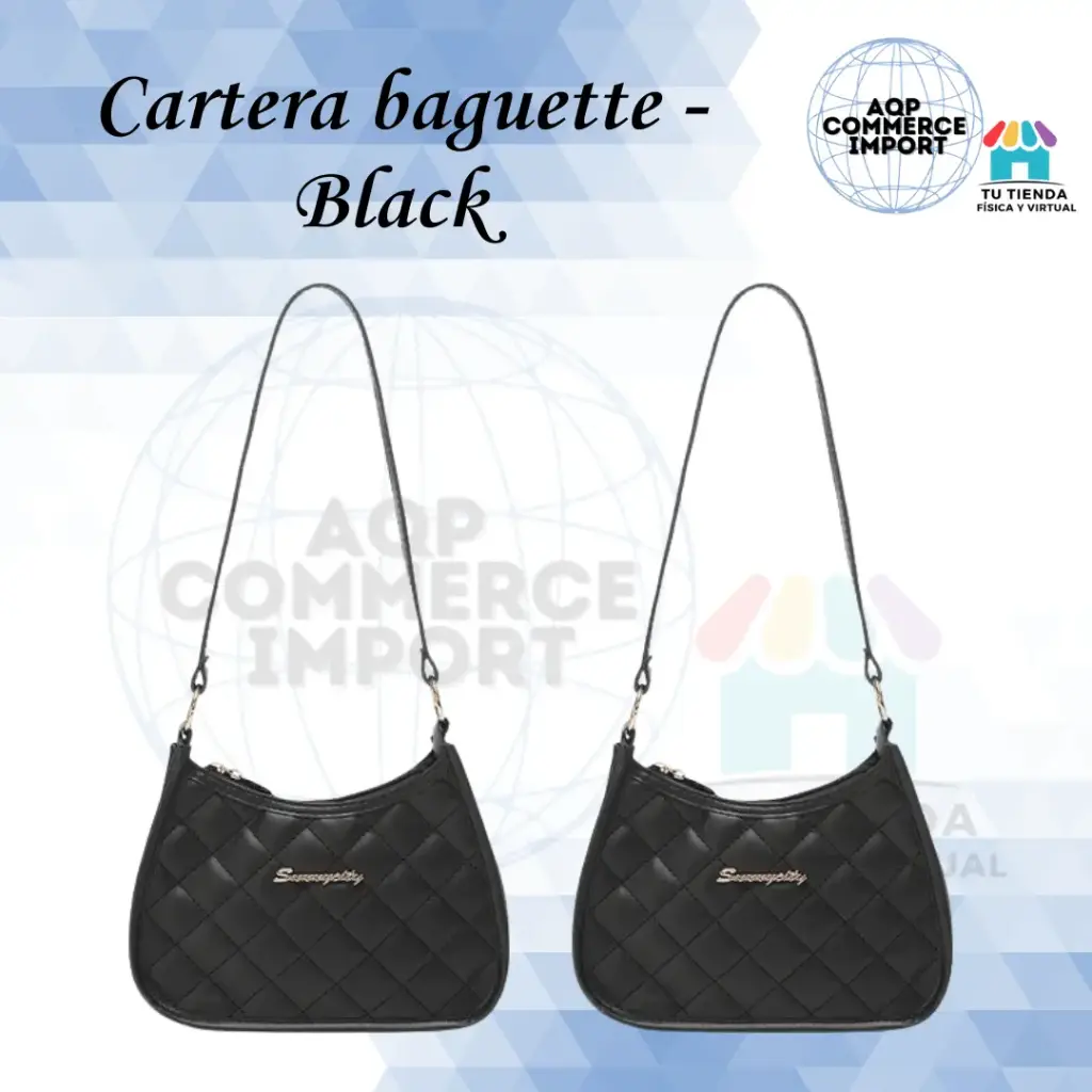 CARTERA BAGUETTE - BLACK