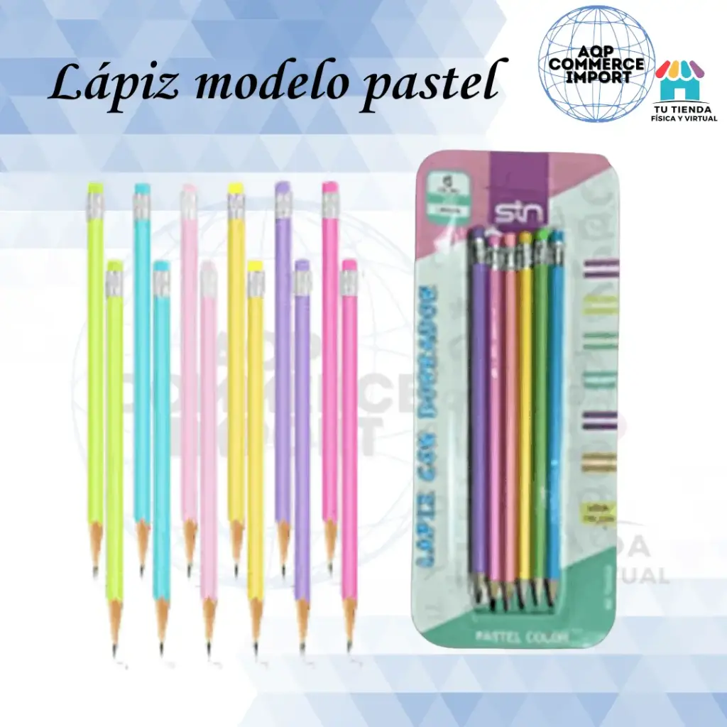 LÁPIZ MODELO PASTEL