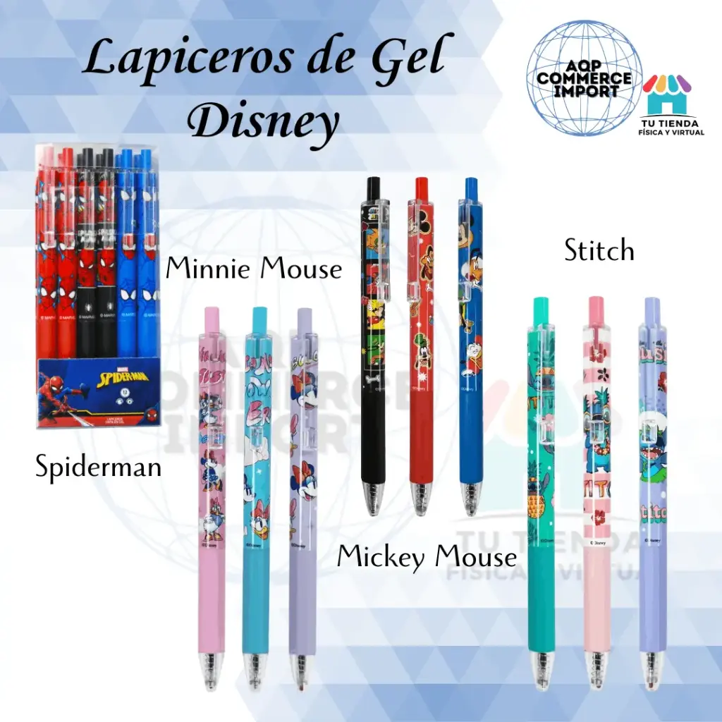 LAPICEROS TINTA GEL DISNEY