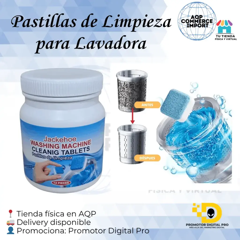 PASTILLAS DE LIMPIEZA PARA LAVADORA