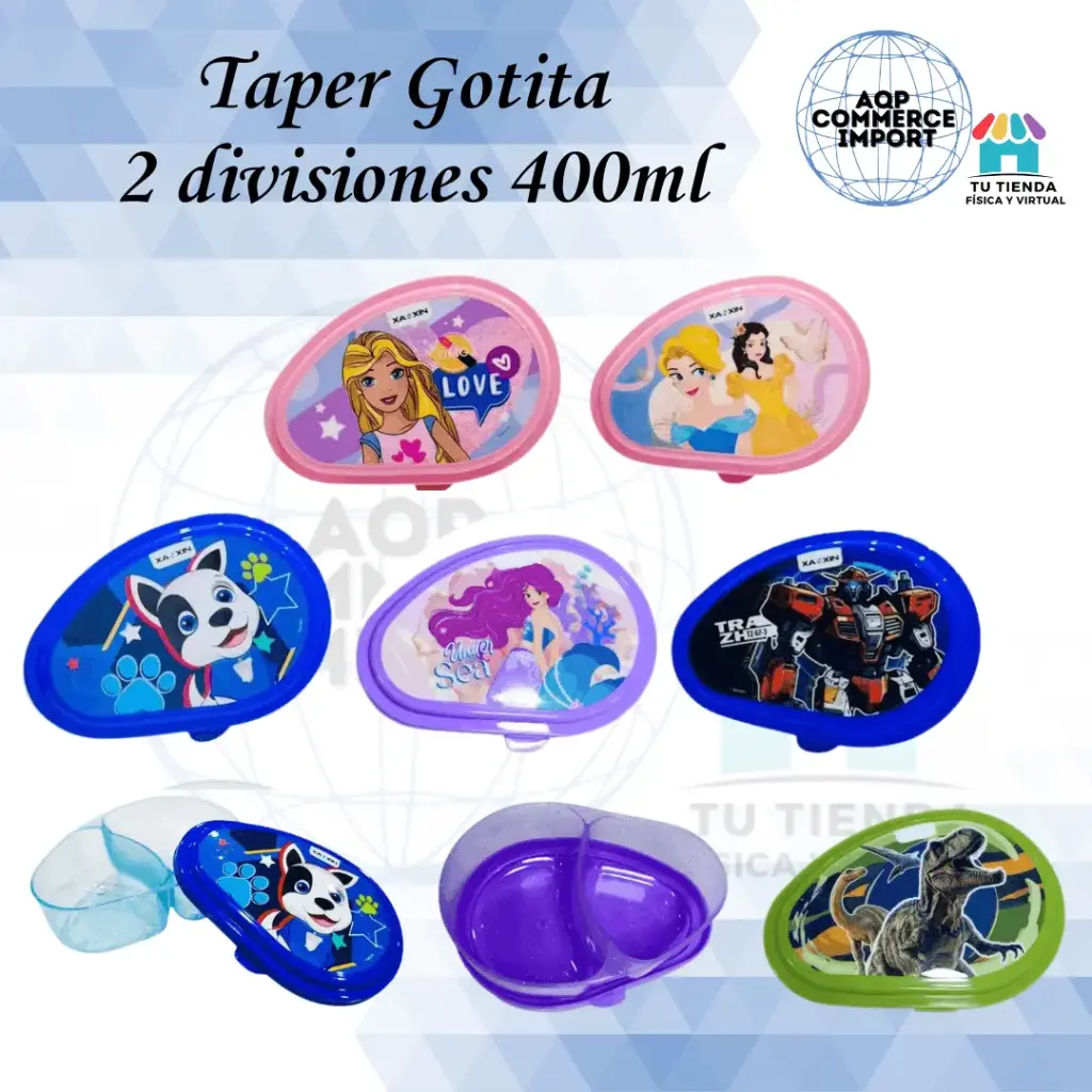 TAPER GOTITA 2 DIVISIONES 400ML