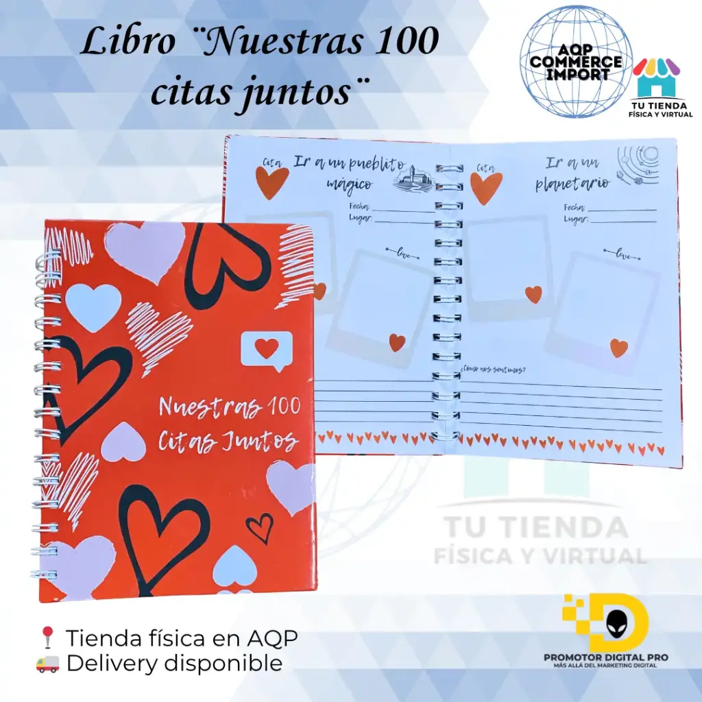 LIBRO ¨NUESTRAS 100 CITAS JUNTOS¨