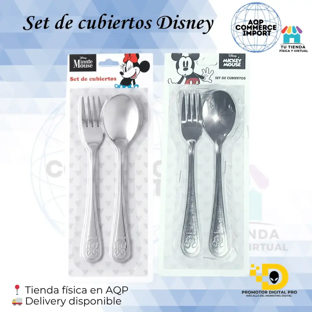 SET DE CUBIERTOS DISNEY