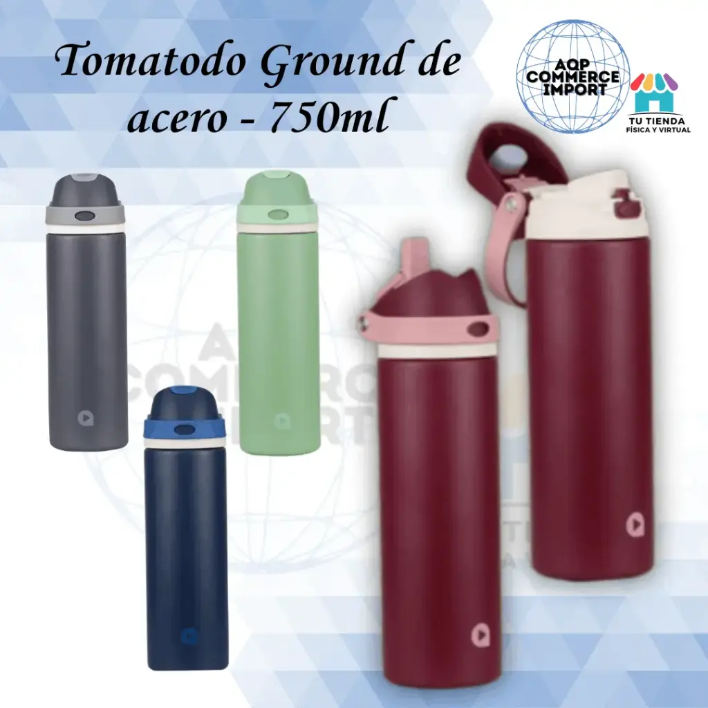 TOMATODO GROUND DE ACERO - 750ML