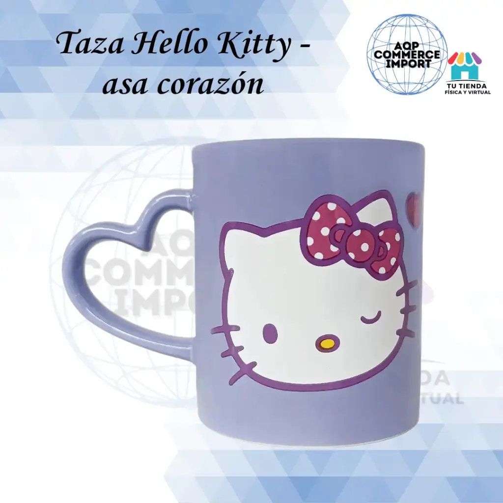 TAZA HELLO KITTY - ASA CORAZÓN
