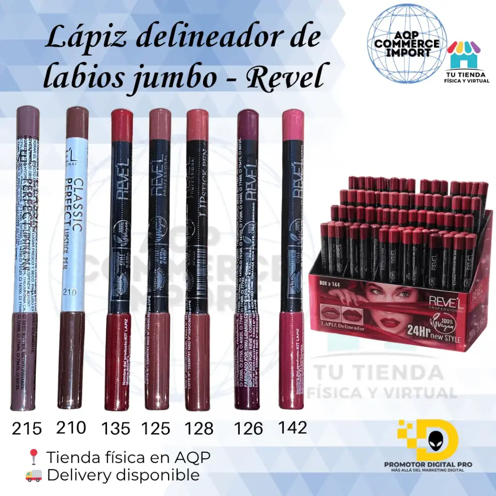 LÁPIZ DELINEADOR DE LABIOS JUMBO - REVEL