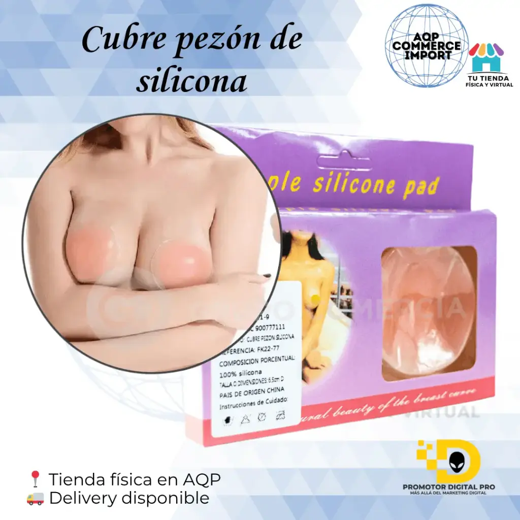 CUBRE PEZÓN DE SILICONA