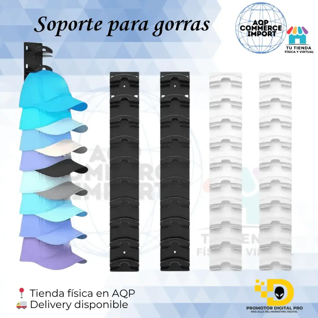 SOPORTE PARA GORRAS