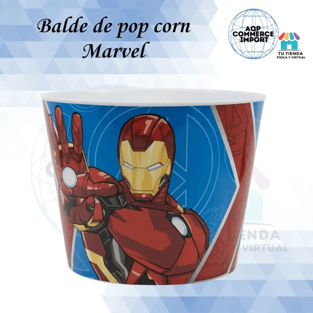 BALDE DE POP CORN - MARVEL