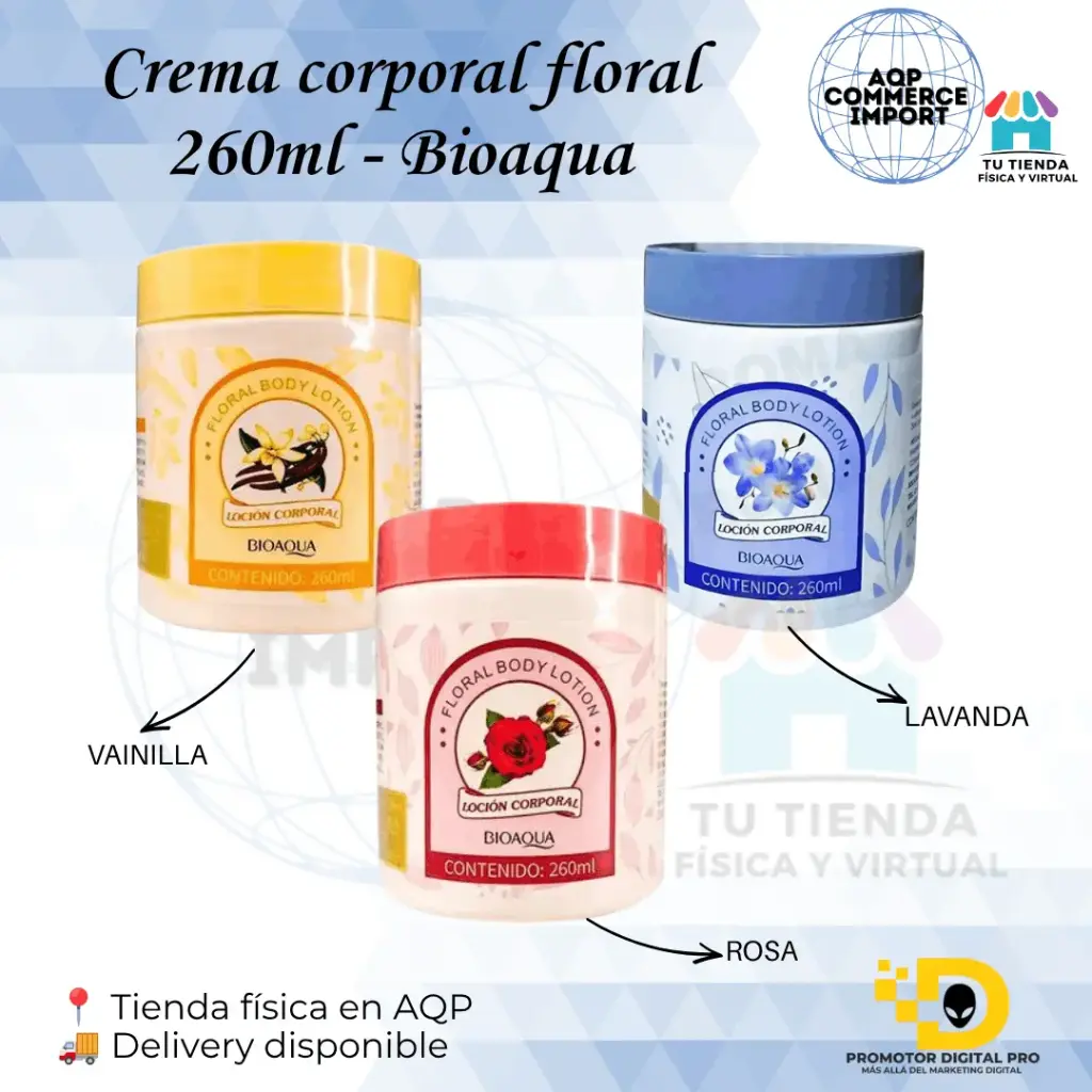 CREMA CORPORAL FLORAL 260ML - BIOAQUA