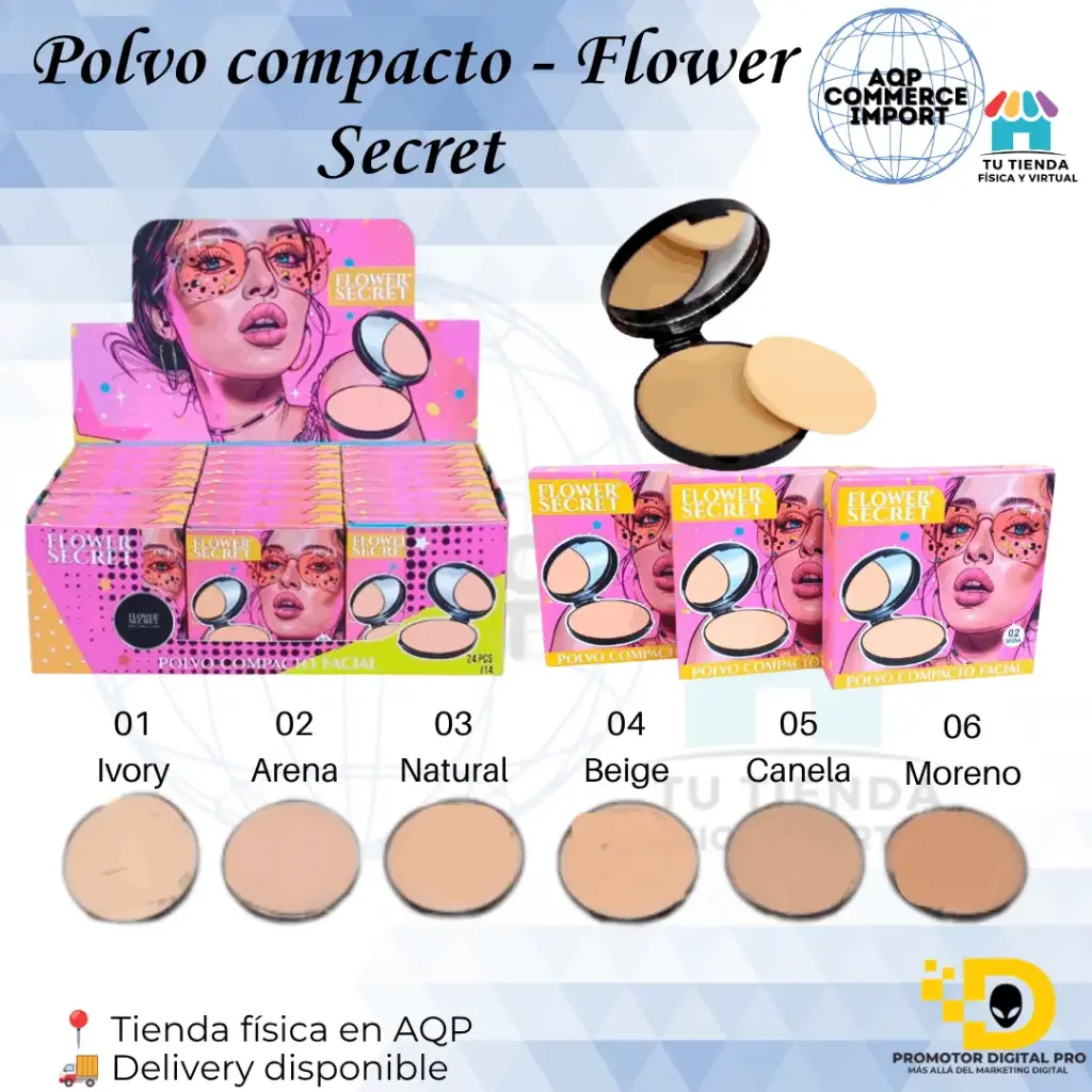 POLVO COMPACTO - FLOWER SECRET