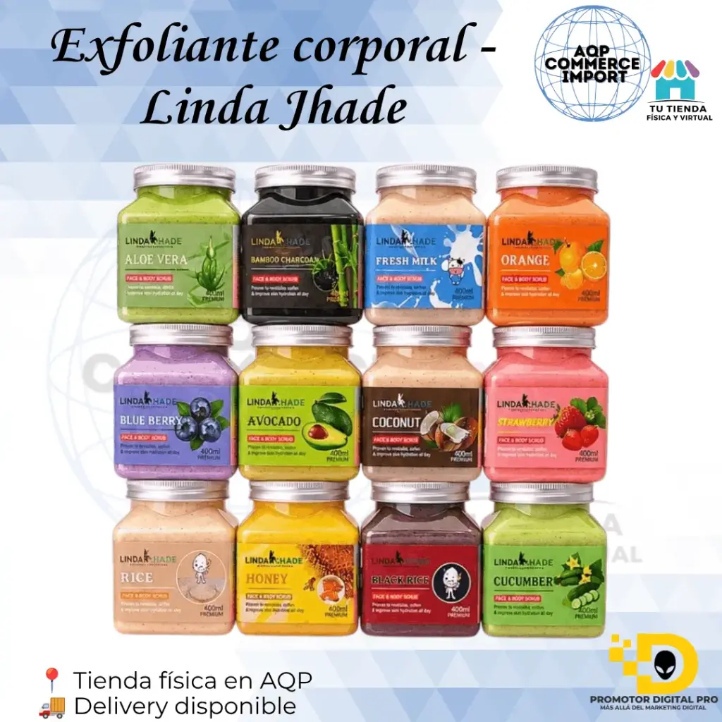 EXFOLIANTE CORPORAL - LINDA JHADE