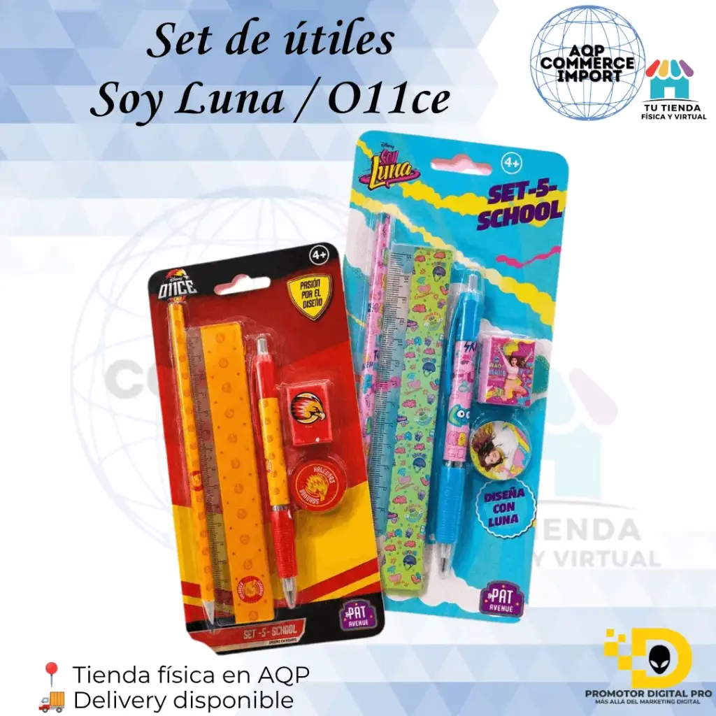 SET DE ÚTILES - SOY LUNA / O11CE