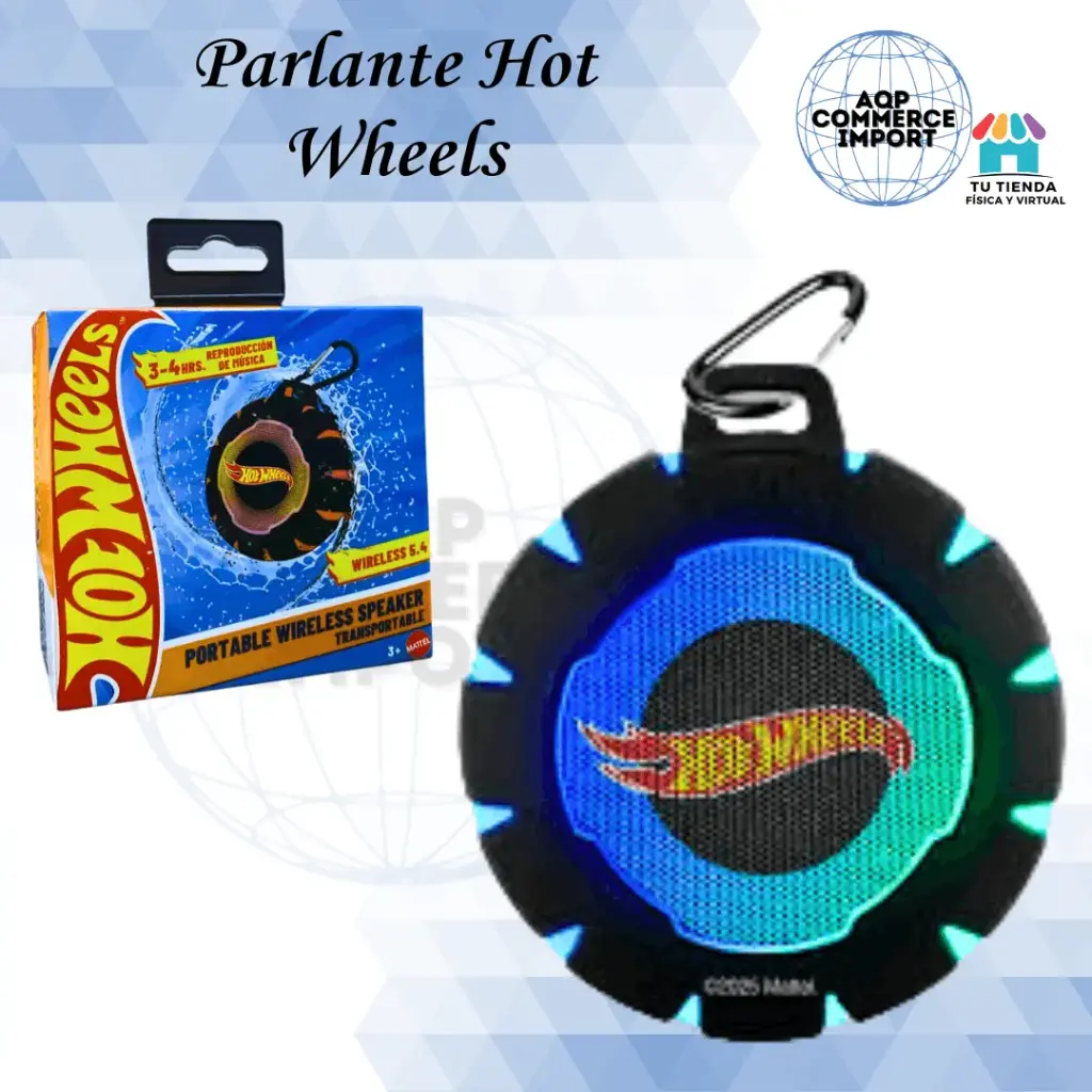 PARLANTE HOT WHEELS