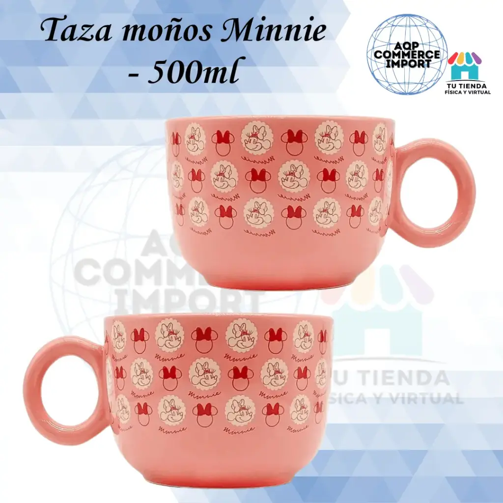 TAZA MOÑOS MINNIE - 500ML