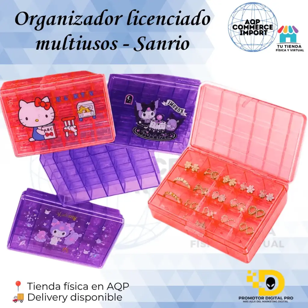 ORGANIZADOR LICENCIADO MULTIUSOS - SANRIO