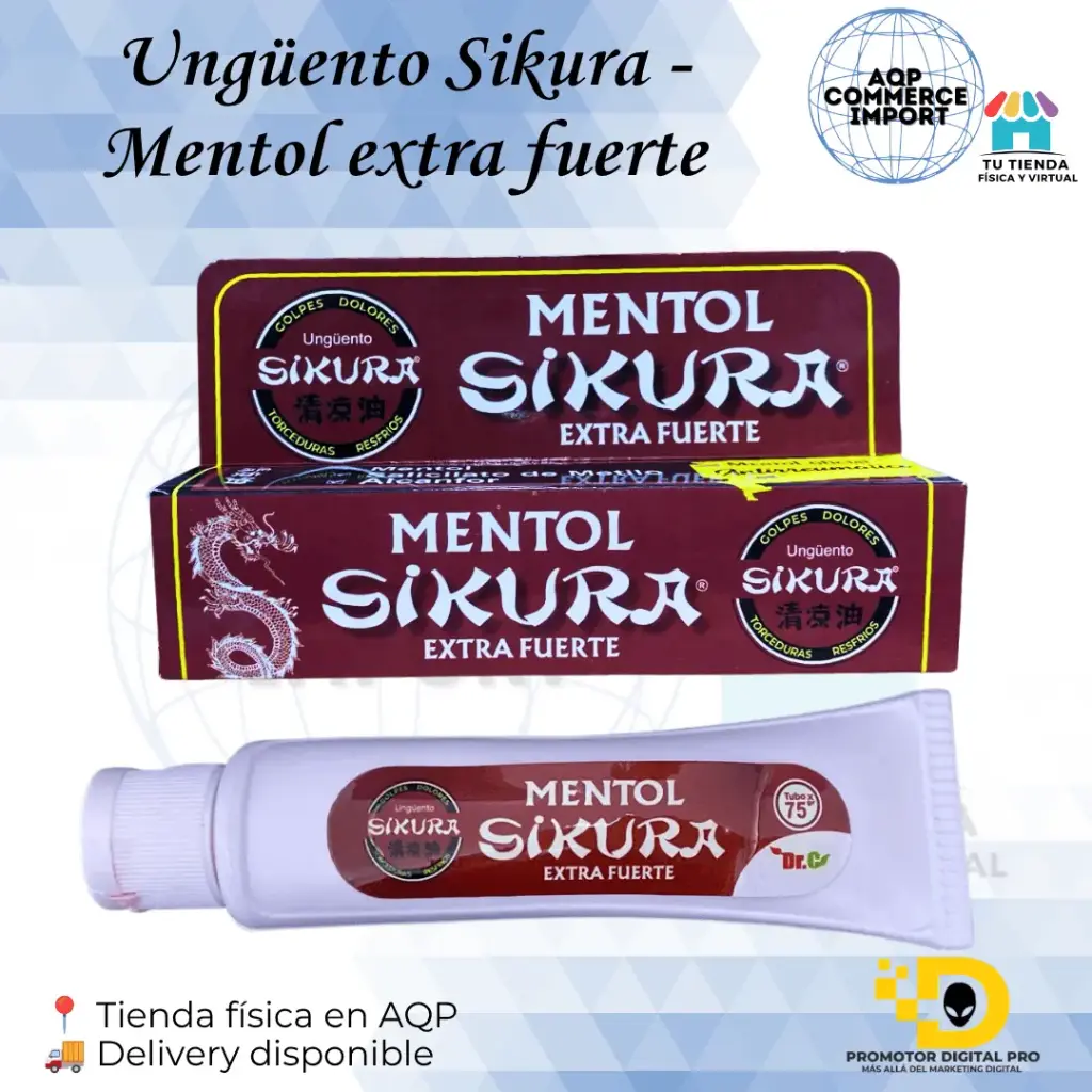 UNGÜENTO SIKURA - MENTOL EXTRA FUERTE