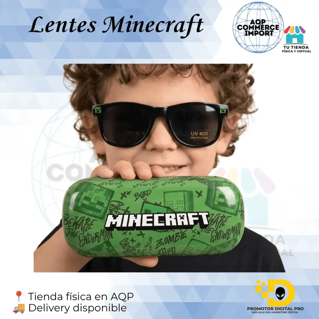 LENTES MINECRAFT