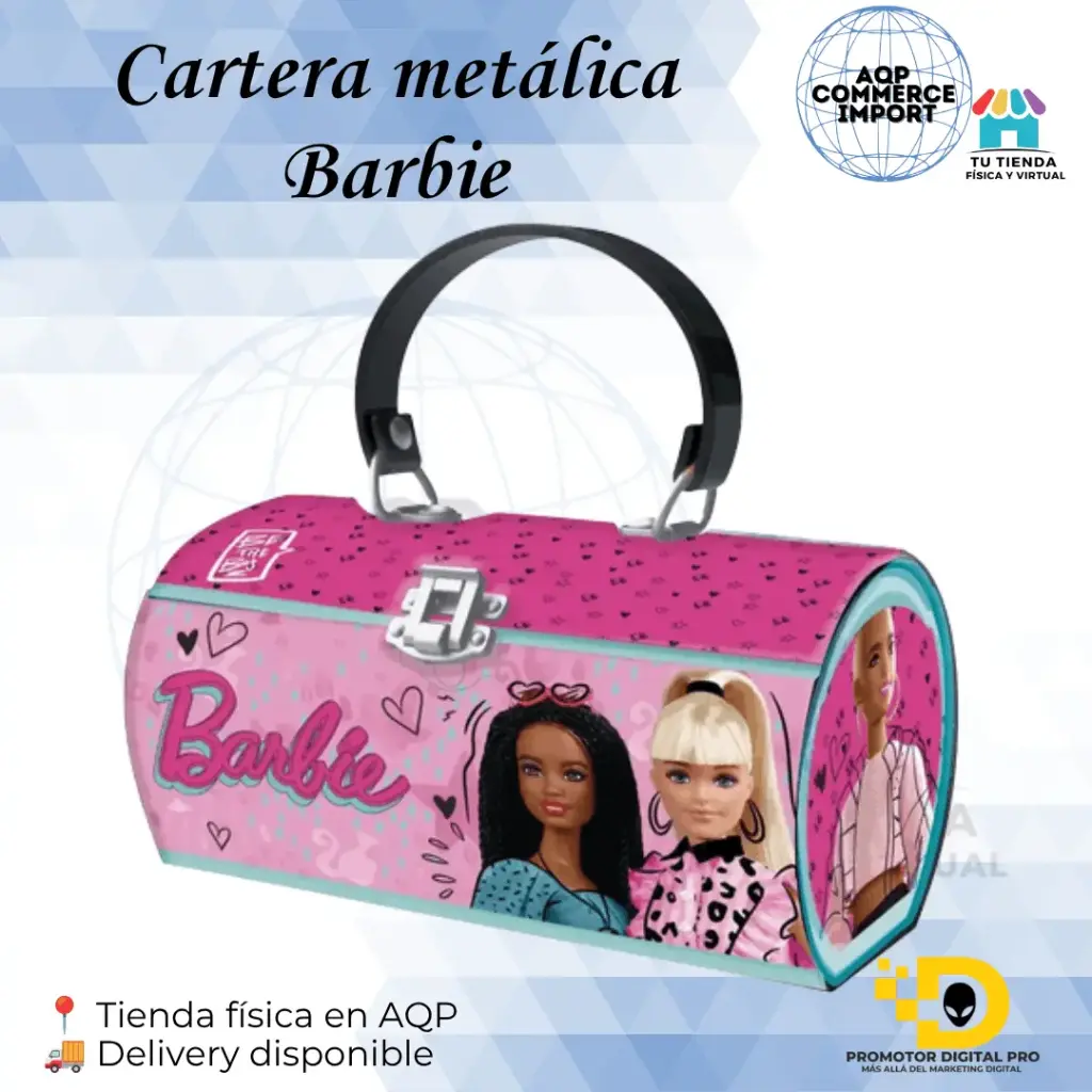 CARTERA METÁLICA BARBIE