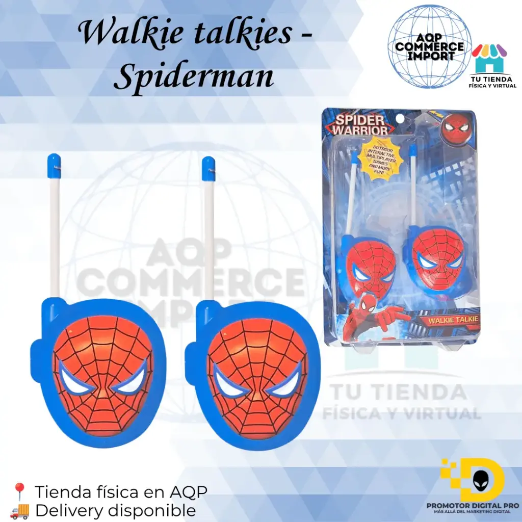 WALKIE TALKIES - SPIDERMAN