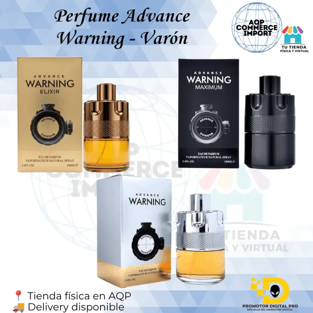 PERFUME ADVANCE WARNING - VARÓN