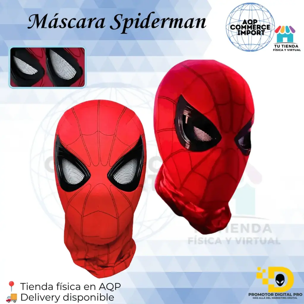 MÁSCARA SPIDERMAN