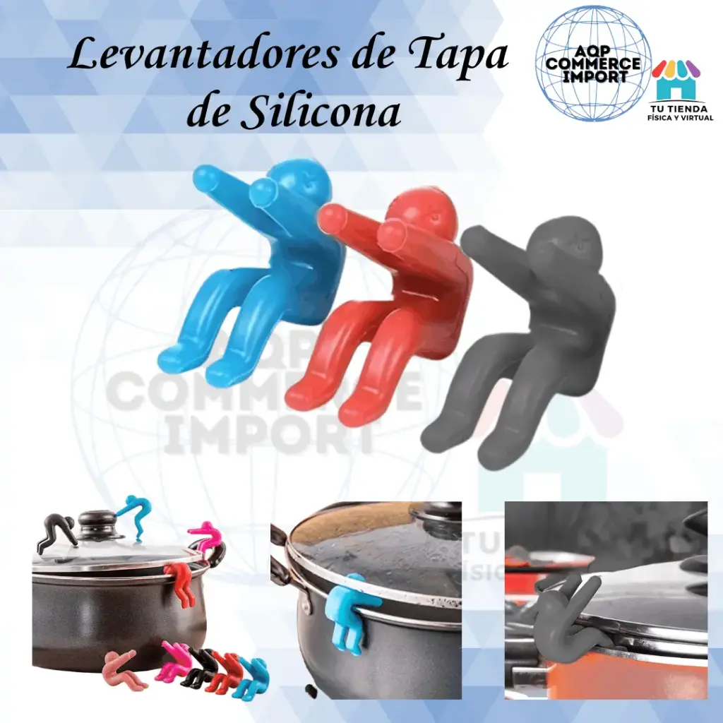 LEVANTADORES DE TAPA DE SILICONA