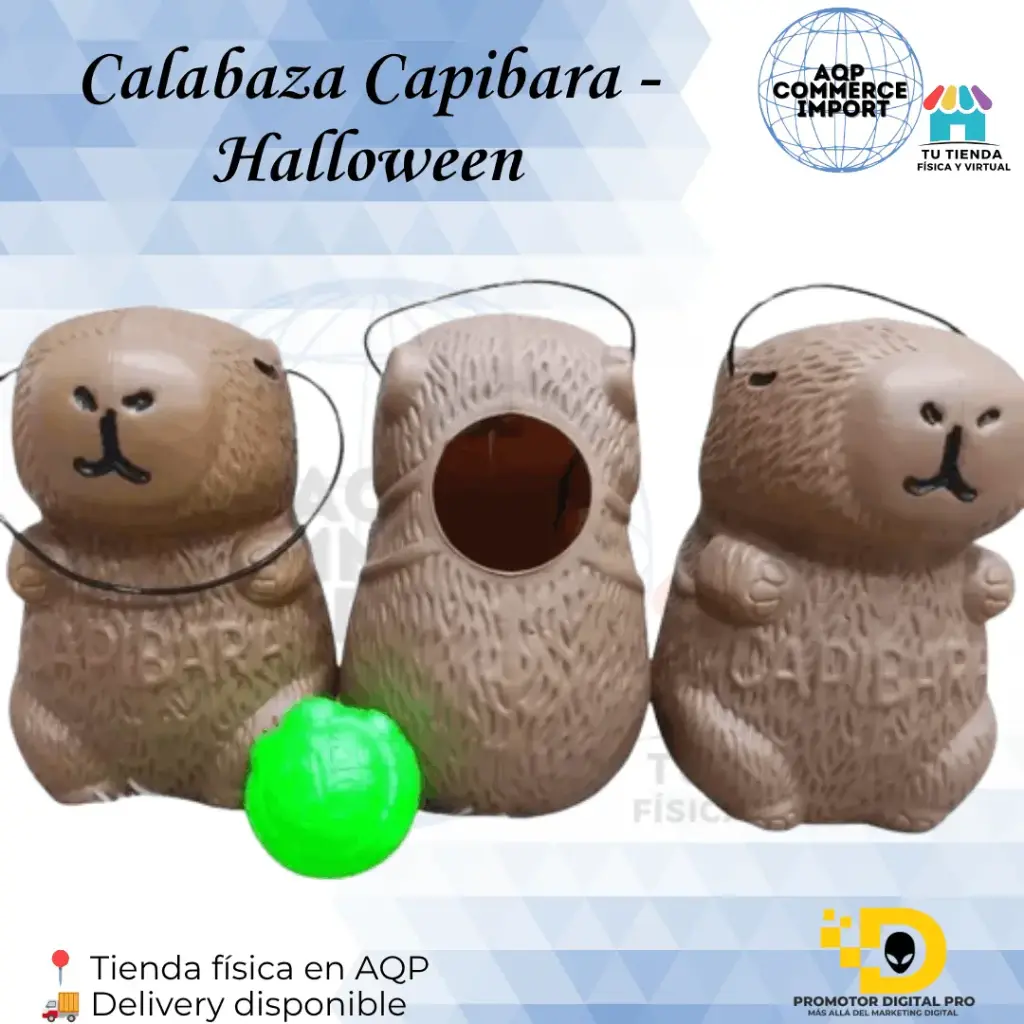 CALABAZA CAPIBARA - HALLOWEEN