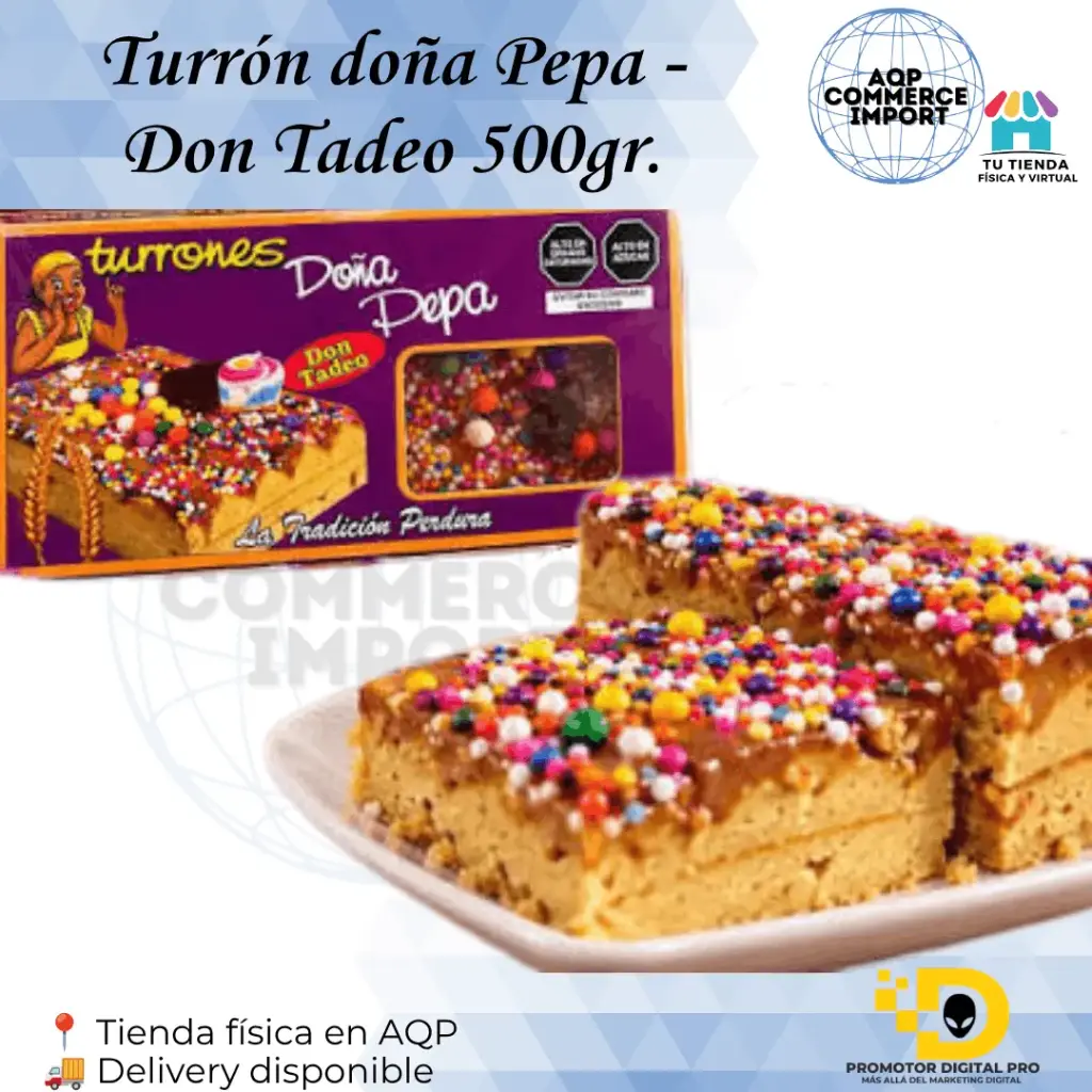 TURRÓN DOÑA PEPA - DON TADEO 500GR.
