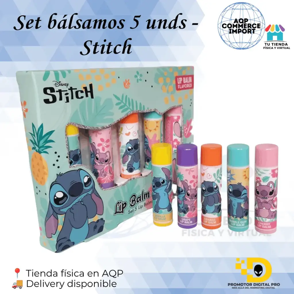 SET DE BÁLSAMOS 5UNDS - DISNEY