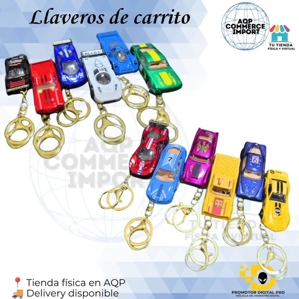 LLAVEROS DE CARRITO