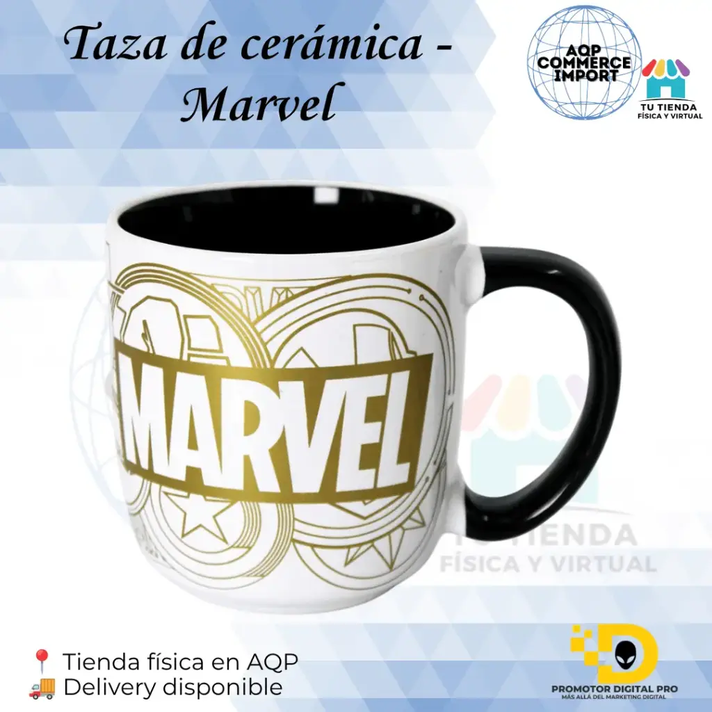TAZA DE CERÁMICA - MARVEL GOLDEN