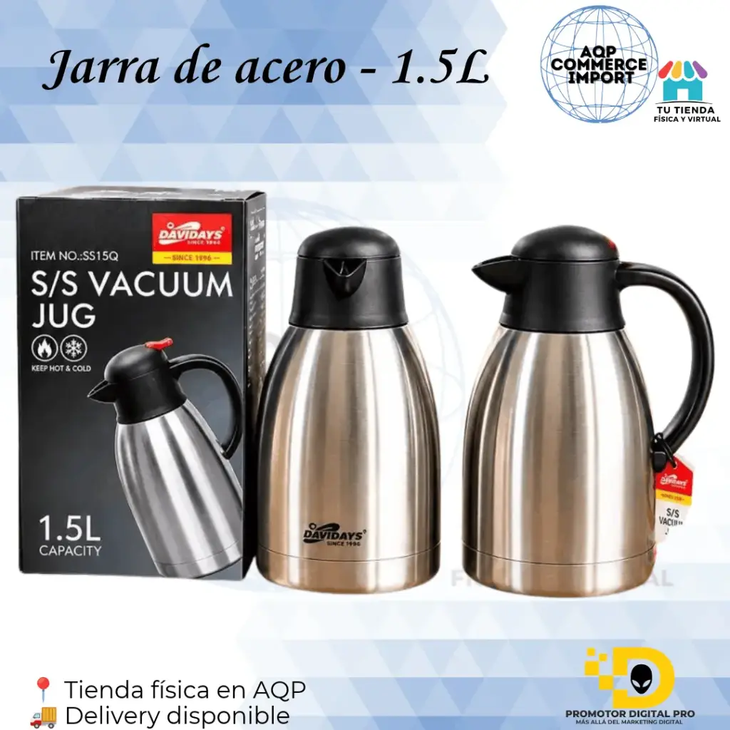JARRA DE ACERO - 1.5L