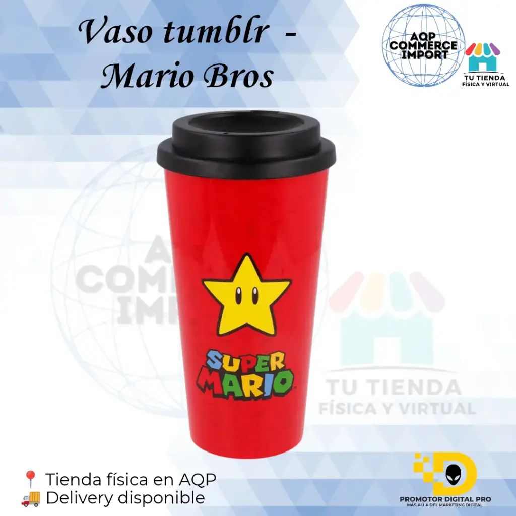 VASO TUMBLR - MARIO BROS