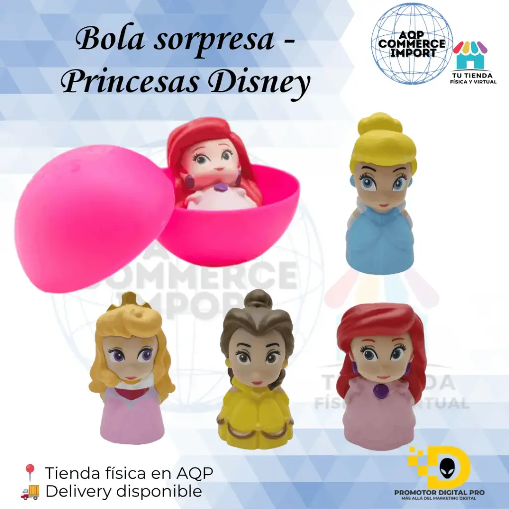 BOLA SORPRESA - PRINCESAS DISNEY