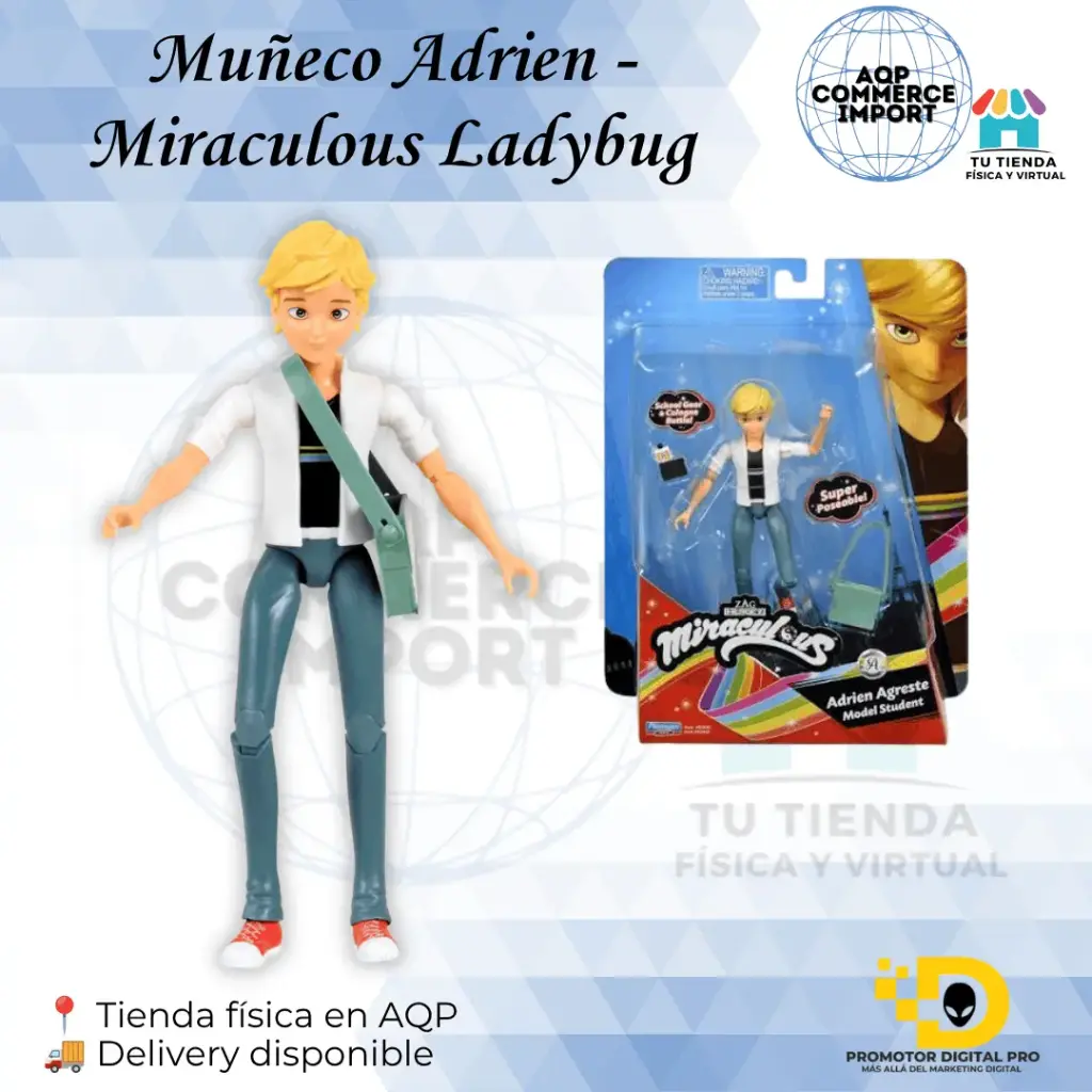 MUÑECO ADRIEN - MIRACULOUS LADYBUG