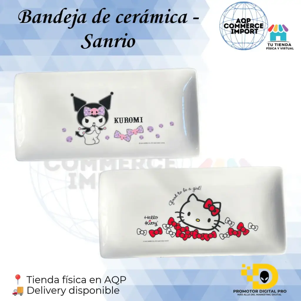 BANDEJA DE CERÁMICA - SANRIO