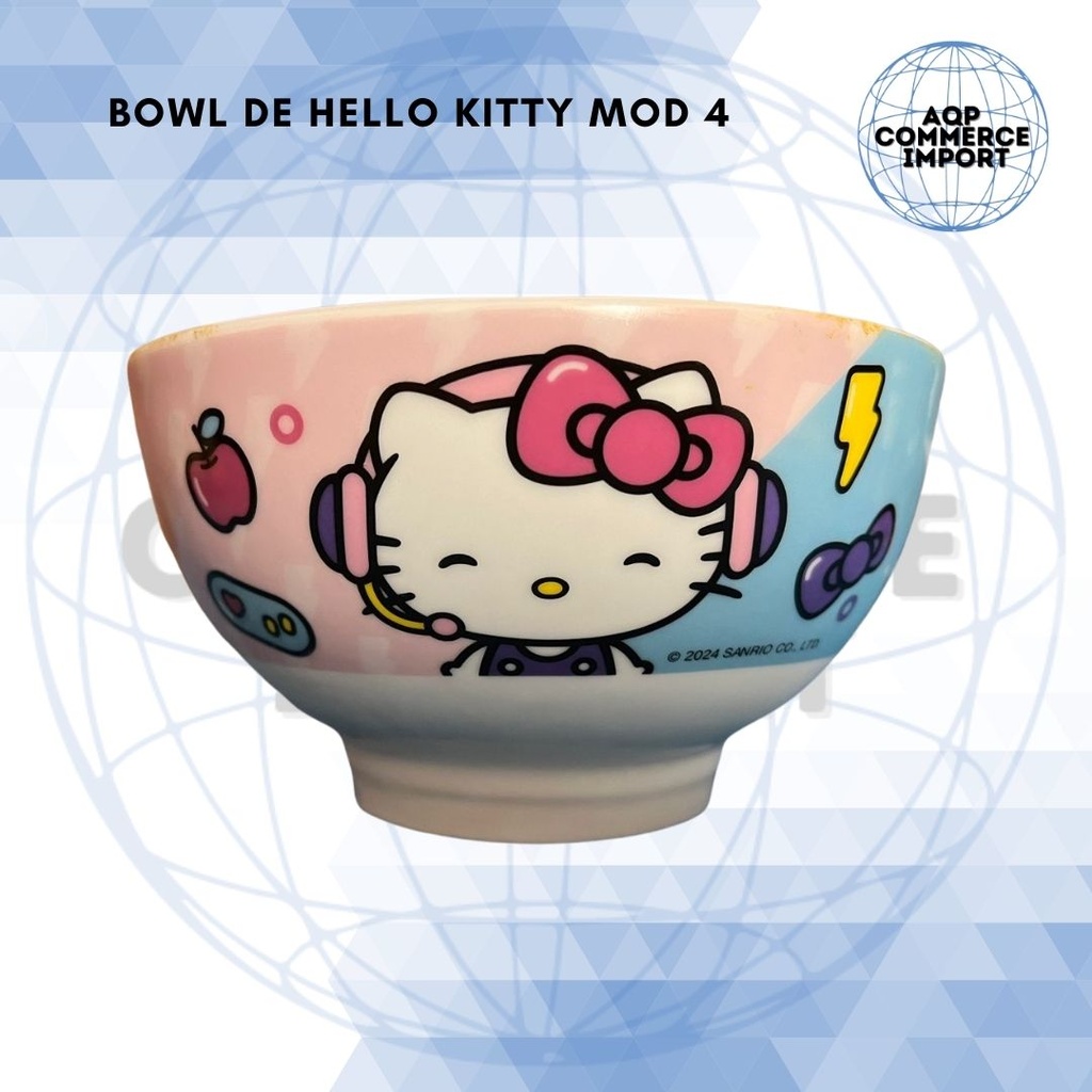 BOWLS DE LOZA DE  HELLO KITTY