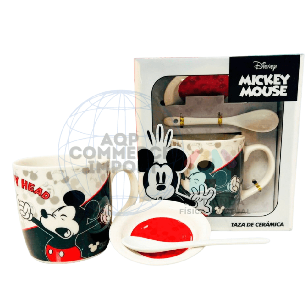 SET DE TAZA+PLATO+CUCHARITA DISNEY