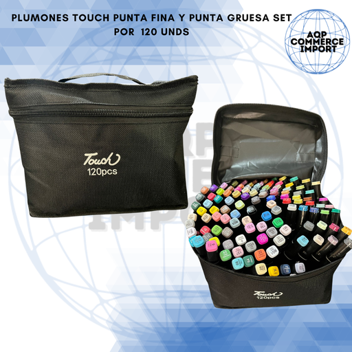 PLUMONES TOUCH 204unds