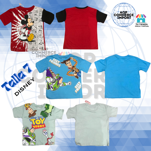 POLOS DISNEY TALLA 7