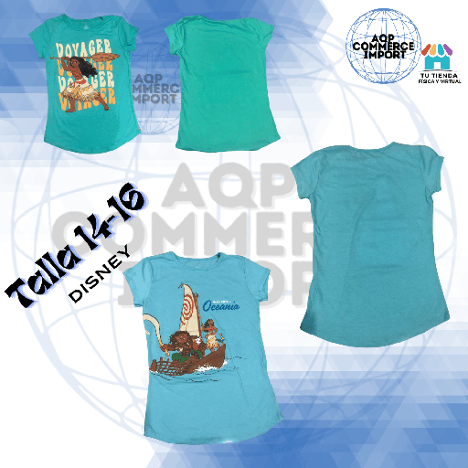 POLOS DISNEY TALLA 14/16 NIÑA