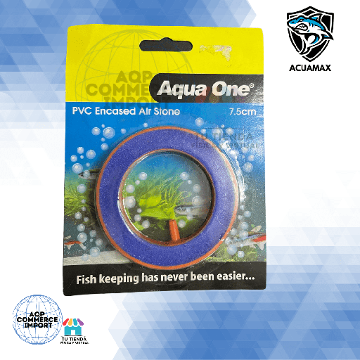 AQUA ONE - PIEDRA DIFUSORA 7.5 CM- PECERA