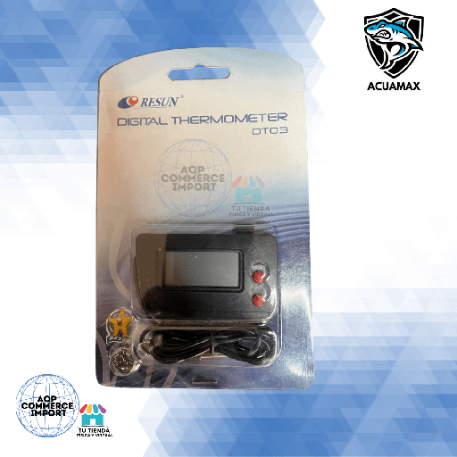 TERMÓMETRO DIGITAL PARA ACUARIOS Y PECERAS DT03